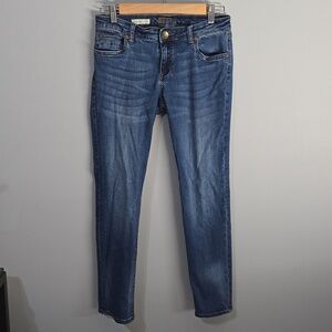 Kut From The Kloth Jeans Womens Size 2 Petite 2P Blue Denim Boyfriend Jeans
